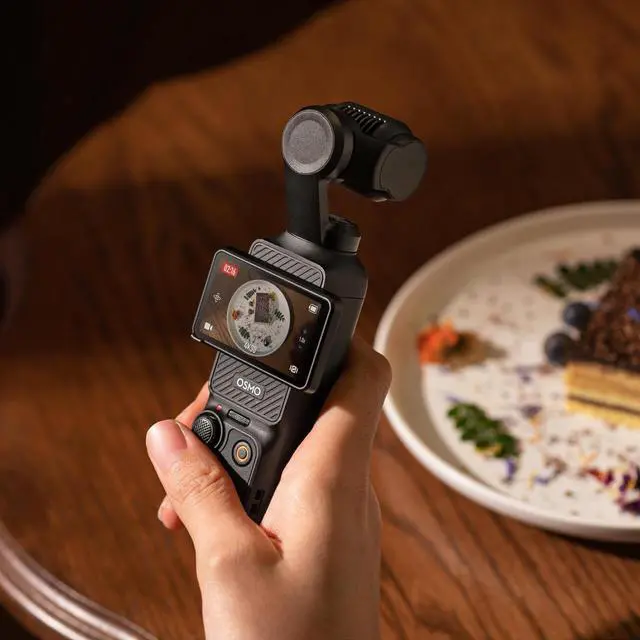 Alt view image 2 of 7 - Osmo Pocket 3 Creator, Vlogging Camera with 1'' CMOS & 4K/120fps Video, 3-Axis Stabilization, Fast Focusing, Face/Object Tracking, 2" Rotatable Touchscreen, Small Video Camera for Photography, YouTube