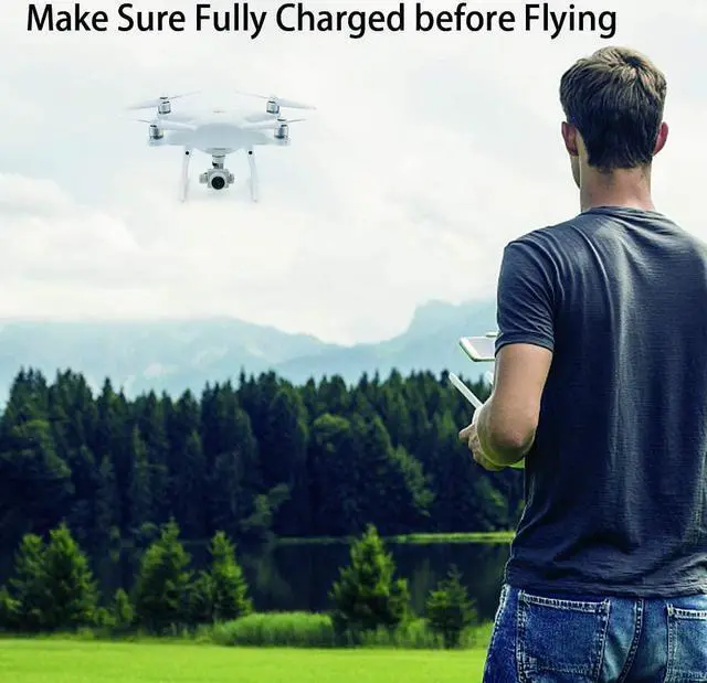 Alt view image 5 of 6 - Phantom 4 Battery, Homesuit High Capacity 15.2V 5870mAh Intelligent Flight Drone Battery 2 Pack for DJI Phantom 4 Series Drone, DJI Phantom 4, Phantom 4 Pro, Phantom 4 Pro V2.0, Phantom 4 Advanced