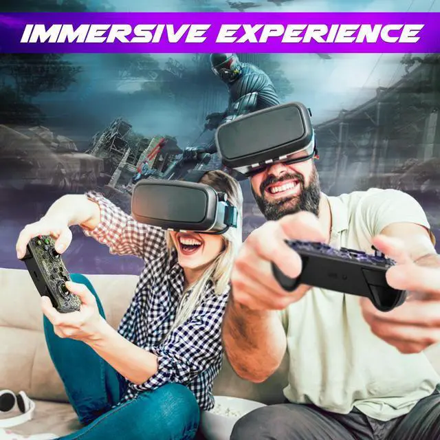 Alt view image 7 of 7 - MEGACOM Wireless Controller Remappable Controller for Nintendo Switch/PC/Mobile/Android/iOS/Steam - Black