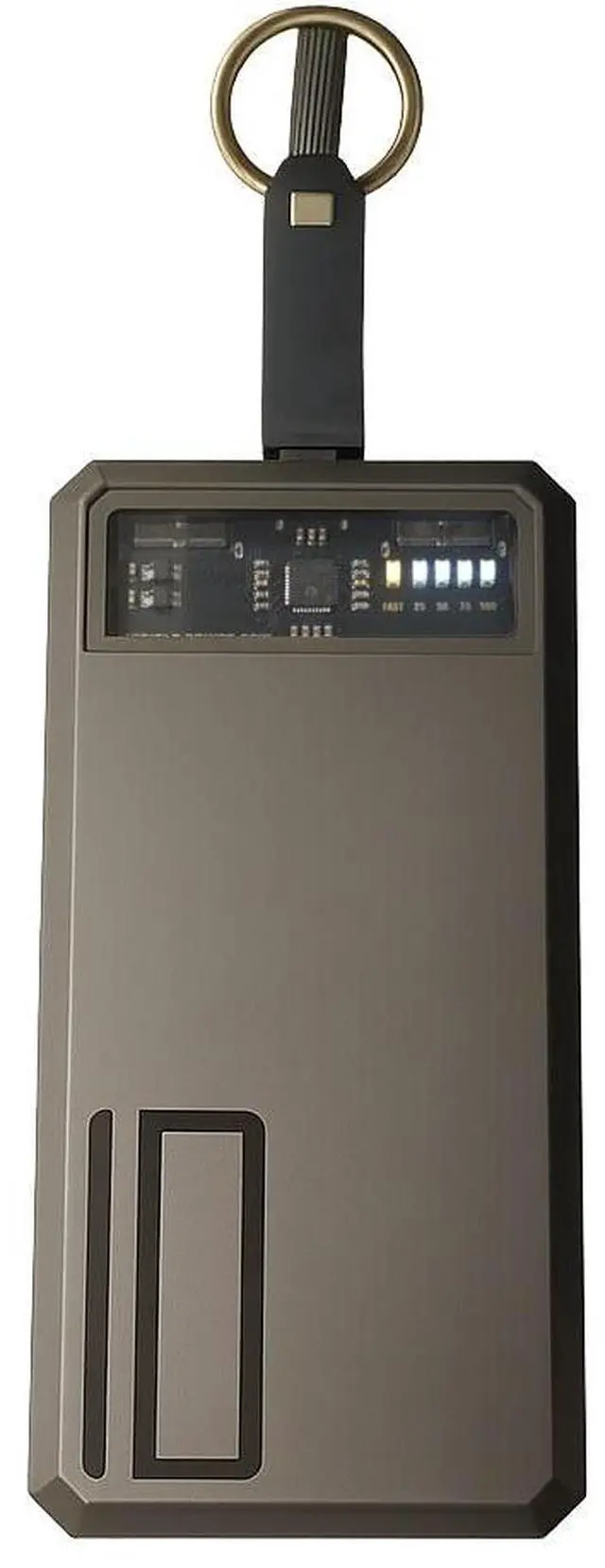 Main image of Megacom Power Bank 10000mAh/37Wh Fast Charging with Type-C in/output 20W & USB-A output x 2 , LED Indicate Capacity (Model:ME-1033)