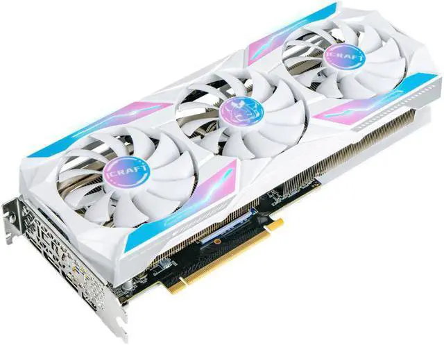 Alt view image 3 of 7 - MAXSUN GeForce RTX 3070 Ti 8GB GDDR6X iCraft Limited Edition Video Gaming Graphics Card GPU for Computer Gaming PC, RGB, Metal Back Plate, PCI Express 4.0 x16 HDMI 2.1 Video Gaming Graphics Cards