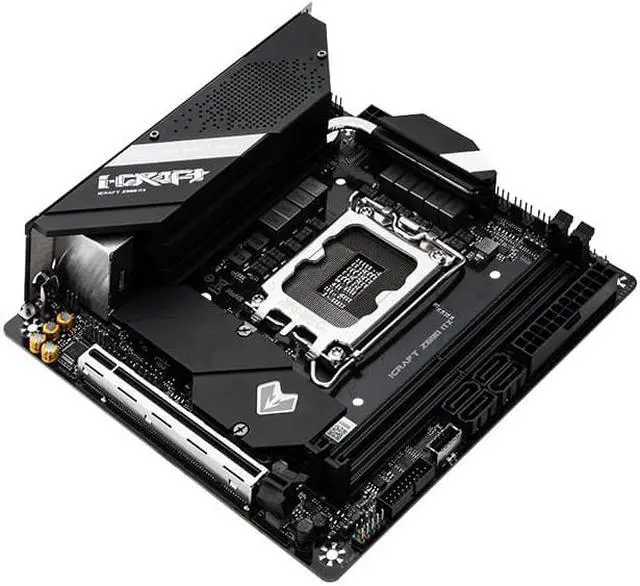 Alt view image 6 of 7 - MAXSUN Motherboard Z690 iCraft ITX WiFi (LGA 1700/ Intel Z690/ Mini-ITX/ DDR5/ Dual M.2/ PCIe 5.0/ USB 3.2 Gen2/ Type-C/Intel WiFi 6E/ Intel 2.5 GbE LAN/Gaming PC Computer Motherboard)