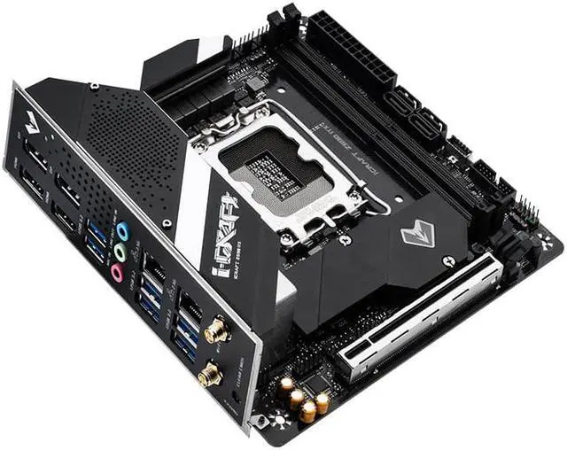 Alt view image 3 of 7 - MAXSUN Motherboard Z690 iCraft ITX WiFi (LGA 1700/ Intel Z690/ Mini-ITX/ DDR5/ Dual M.2/ PCIe 5.0/ USB 3.2 Gen2/ Type-C/Intel WiFi 6E/ Intel 2.5 GbE LAN/Gaming PC Computer Motherboard)