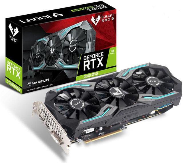 MAXSUN GeForce RTX 2060 Super iCraft 8G GDDR6 Gaming Graphics Card HDMI2.1 RGB Desktop GPU GPUs / Graphics Cards - Newegg.com