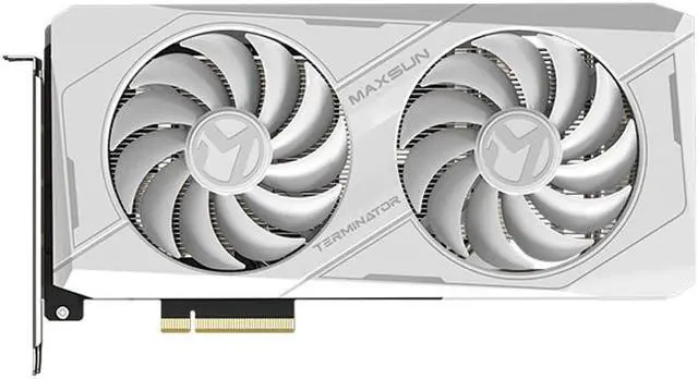 Alt view image 2 of 5 - MAXSUN GeForce RTX 4060 8G GDDR6 Video Gaming Graphics Card, PCIE 4.0, 128 Bit, 3X Display Port 1.4a, HDMI 2.1, DLSS 3 PC Computer Graphics Cards White GPU
