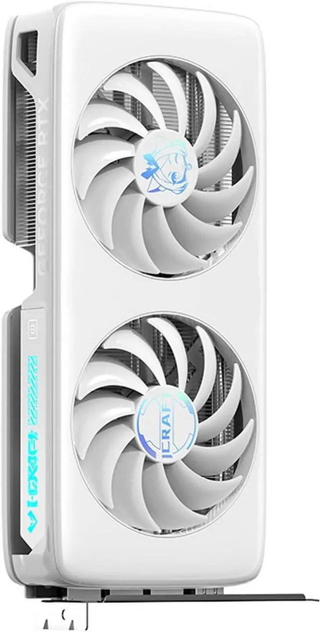 Alt view image 6 of 6 - MAXSUN GeForce RTX 4060 Ti iCraft OC ACGN Limited Edition 8GB GDDR6 (PCIe 4.0, DLSS 3.5, HDMI 2.1, DisplayPort 1.4a, RGB, Anime White GPU)