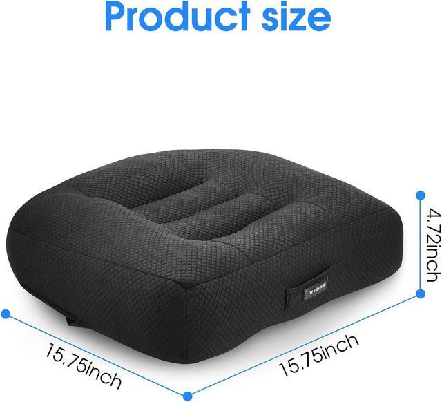 Tohuu Car Booster Cushion Driver Seat Booster Memory Foam Wedge Chair  Driving Pillow For Comfort Car And Truck Seat Accessories high quality 