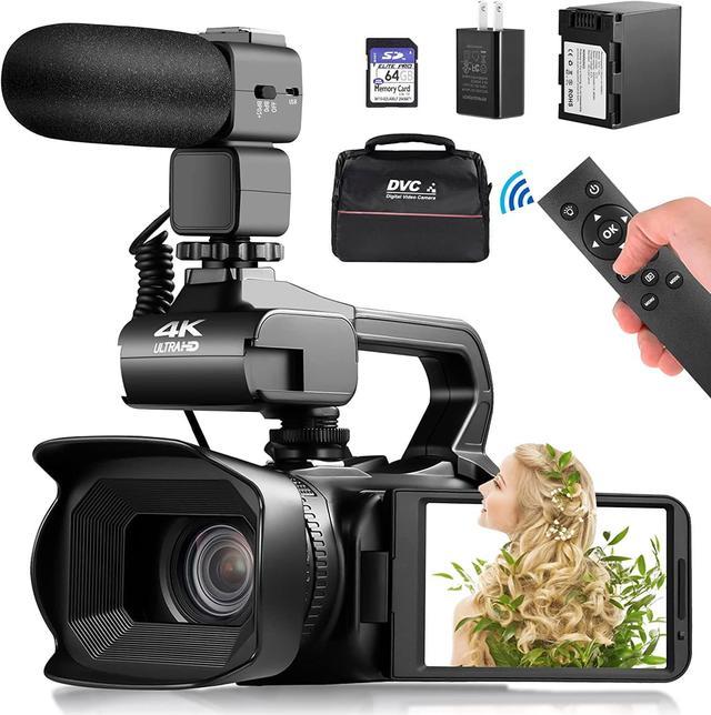 Professional 4K Video Camera 64MP Digital Camcorder For