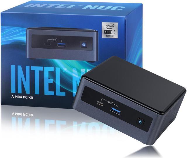weekend Tilfredsstille Aflede Intel NUC 10 with Core i5-10210U Processor, Ultra-Compact Mini PC 16GB DDR4  RAM & 512GB SSD - Versatile Desktop Computer with WiFi6.0, Bluetooth5.0, 4K  Support and SD Card(Built-in Windows 10 pro) Mini-PC