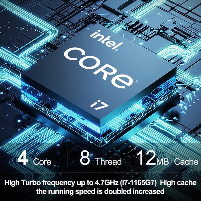  Intel NUC 11 NUC11PAHi7 Panther Canyon Desktop Mainsteam Kit,  Barebone，Intel Core i7-1165G7 4-Core, 2.8 GHz – 4.7 GHz Turbo，8 Thread,  12MB Cache, 28W Intel Iris Xe Graphics,Add't Components Needed. :  Electronics