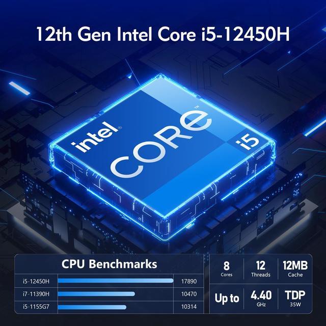  GEEKOM Mini PC Mini IT13, 13th Intel Core i5-13500H