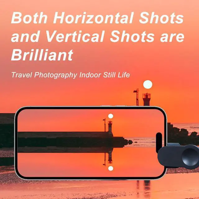 Alt view image 4 of 5 - Smartphone Camera Mirror Reflection Clip Kit, 2023 New Adjustable Phone Camera Mirror Reflection Clip Kit, Mirror Reflection Clip Kit, Mirror Reflection for Phone Camera (Balck)