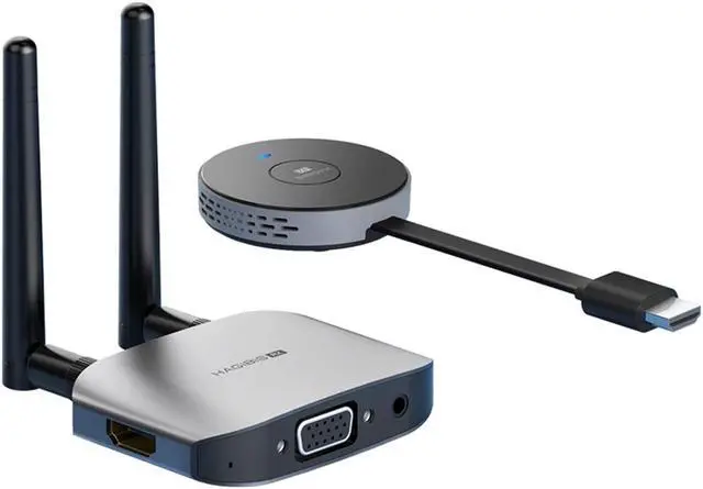 Main image of Hagibis Wireless HDMI Transmitter & Receiver Extender Kit, Full HD 1080P@60Hz 5GHz 164ft Wireless Display Dongle, Plug and Play for Streaming, Laptops, PC, Media, PS4/5 (Kits)