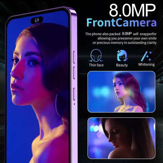 Alt view image 7 of 7 - GAMAKOO G15 Pro Max 5G 6.8" 4GB+128GB Unlocked Smartphone Android Cell Phone 5000mAh