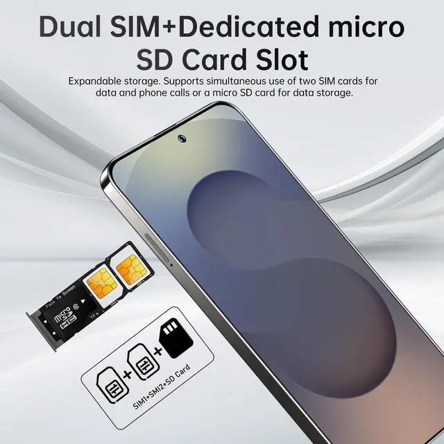 Alt view image 4 of 7 - GAMAKOO G25 Ultra 5G Smartphone Dual Sim 6GB+128GB | 6.8 inch Screen | Android 15 | 5000 mAh Battery | 5MP+16MP | Cheap Unlocked Cell Phone Gold