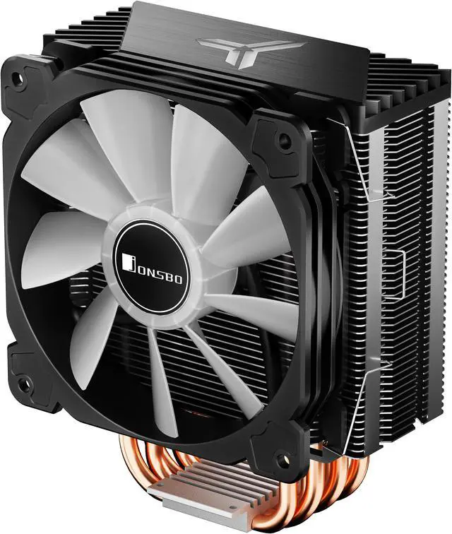 Alt view image 2 of 7 - JONSBO CR1000 PRO CPU Cooler , Air Cooler RGB H158mm, 6 Copper Heat Pipe Insert Aluminum Fin for AM4/AM5 /Intel LGA115X, 120mm PWM RGB Fan with Detachable Blade, Top Cover RGB, Black