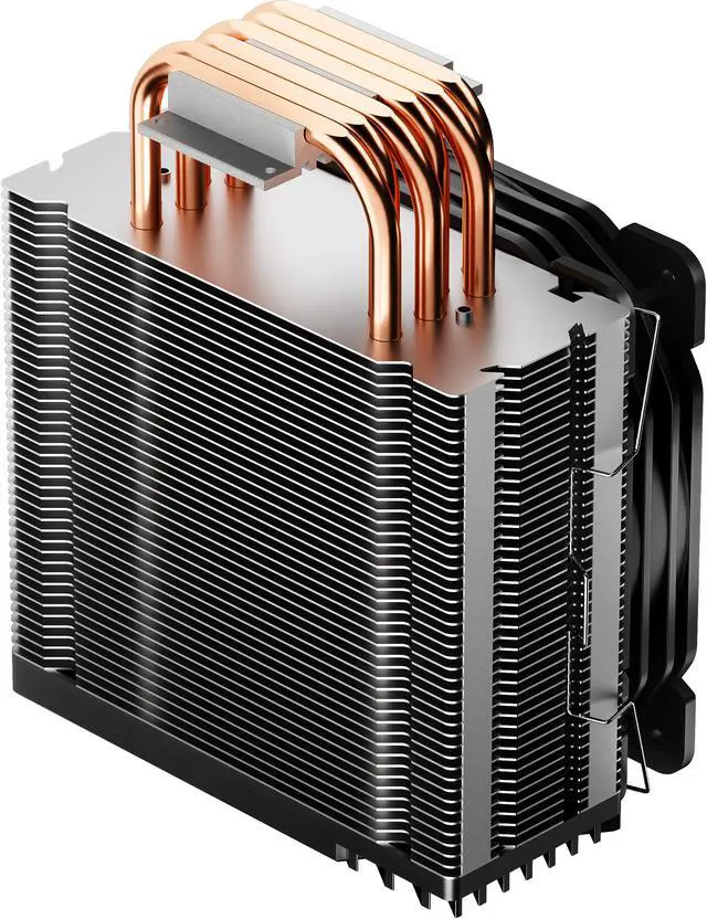 Alt view image 5 of 7 - JONSBO CR1000 PRO CPU Cooler , Air Cooler RGB H158mm, 6 Copper Heat Pipe Insert Aluminum Fin for AM4/AM5 /Intel LGA115X, 120mm PWM RGB Fan with Detachable Blade, Top Cover RGB, Black