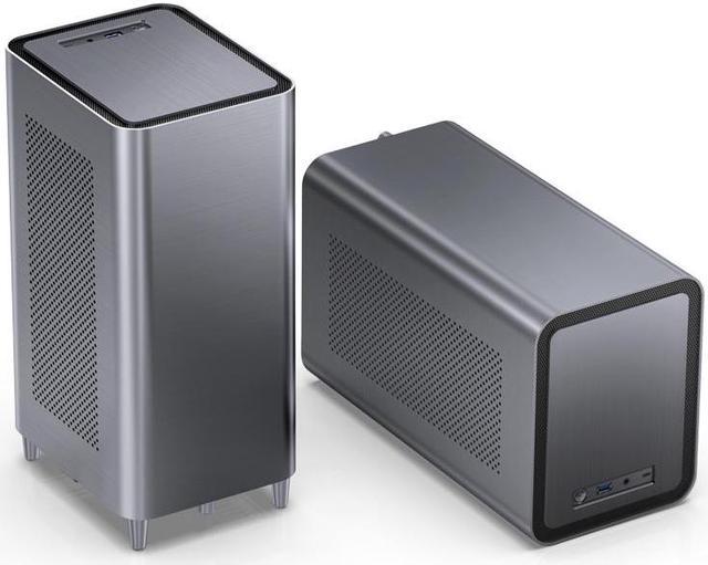 JONSBO N1 Mini-ITX NAS Chassis, ITX Computer Case, 5+1 Disk Bays NAS Mini  Aluminum with Steel Plate Case, Built-in 14cm Fan, Only SFX Power Bite