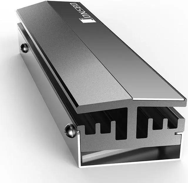 Alt view image 4 of 7 - JONSBO M.2 GRAY SSD Heatsink Cooler , M.2 2280 SSD Cooling Heat Sink, All-Aluminum And Anode sandblasting,  With High Quality Thermal Grease Sheet, Color Gray