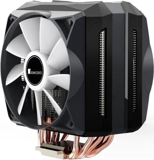 Alt view image 6 of 7 - JONSBO CR1100 ARGB, Performance CPU Cooler, Air Cooler H165mm,  6 Copper Heatpipes ARGB Sync PC for AMD Ryzen/Inte LGA1200/1151, 2x120mm ARGB PWM Fan Blade Detachable,  ARGB Top Cover &  Sides, Gray