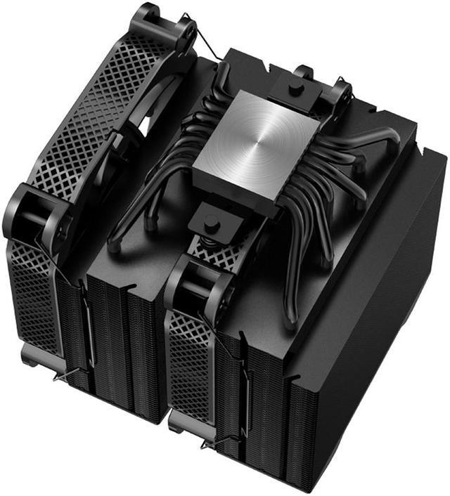 Alt view image 3 of 7 - JONSBO HX7280 TDP280W Performance CPU Cooler, 7 Copper Heatpipes Twin Tower Radiator,H:160MM, 2+1 Fans, LGA1700/AM5 Support, FDB Dynamic Hydraulic Bearing,Standard 1g German Silicone Grease, Black
