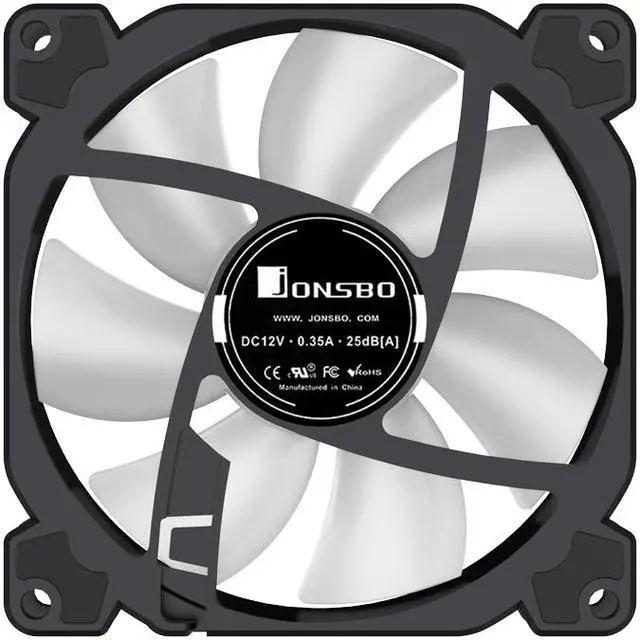 JONSBO FR925 ARGB Cooling Slient Fan, 9cm Large Air Volume Light ...