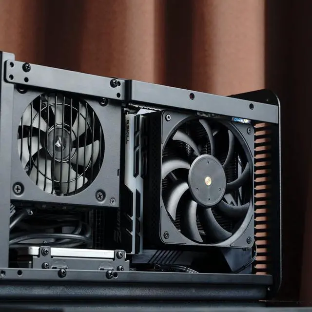 Alt view image 7 of 7 - JONSBO HX6200D BLACK High Performance Down-flow CPU Cooling,6 Copper Heatpipes  Radiator,H:63MM, 12cm Fans, FDB Dynamic Hydraulic Bearing,Standard 1g German Silicone Grease, Black