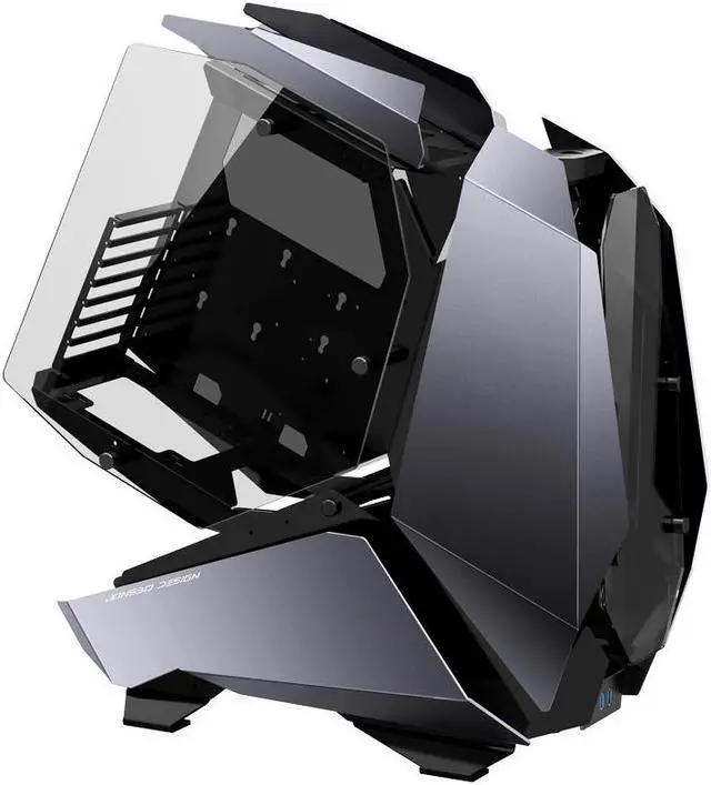 Alt view image 4 of 7 - JONSBO MOD5 Open Type ATX Mid Tower GAMING Computer Case, E-sports Players Mecha Chassis, Custom liquid cooling Support,240/360 liquid & 180mm Air Cooling,EATX/ATX MOBO Gray pc case