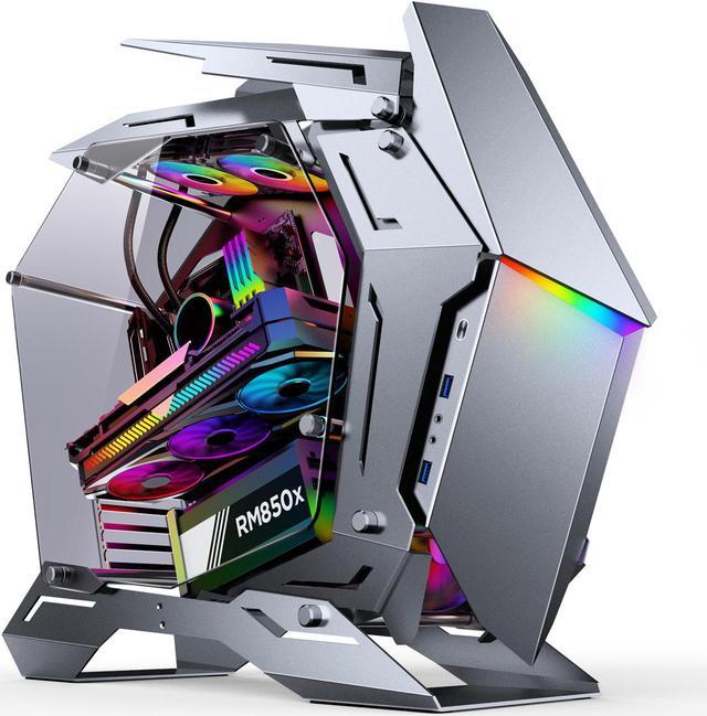 Full Tower Type Computer Case Gaming PC Case with RGB Fans, Popular Model  Cabinet, Tempered Glass, Support Water Cooling (optional) - China Computer  Case and Gaming Case price