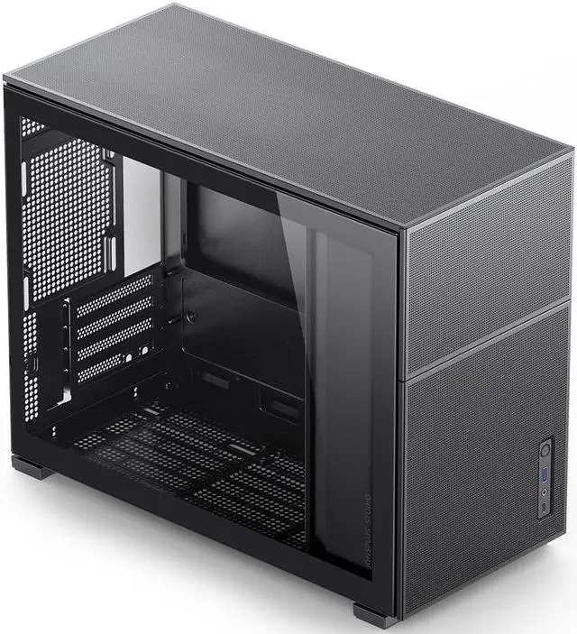 Alt view image 5 of 7 - JONSBO D31 MESH BLACK Micro ATX Computer Case, Tempered Glass-1 Side, M-ATX/DTX/ITX Mainboard/Support RTX 4090(335-400mm) GPU 360/280AIO,Power ATX/SFX: 100mm-220mm, Multiple Tool-free Design,Black
