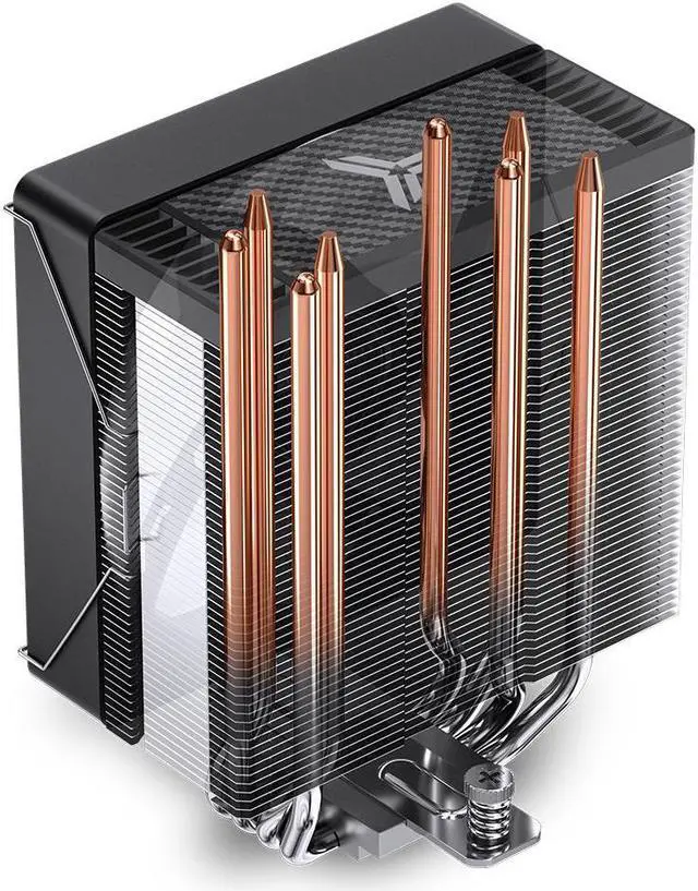 Alt view image 6 of 7 - JONSBO CR1000 EVO COLOR Silent Series CPU Cooler , Air Cooler RGB H154mm, 4 Copper Heat Pipe Insert Aluminum Fin for AM4/AM5/Intel LGA1700, 120mm PWM RGB 9-blades Fan , Top Cover RGB, Black