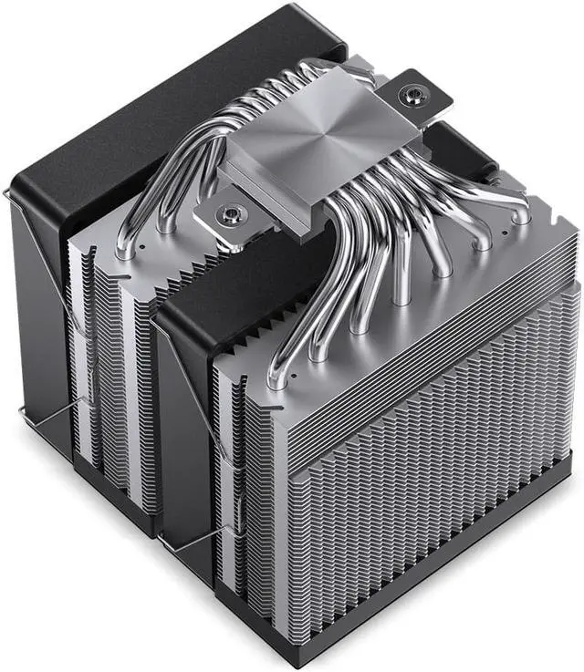 Alt view image 7 of 7 - JONSBO CR-3000ARGB CPU Cooler,120mm Dual-Fan Dual-Tower,7 High Efficiency Composite Anti-gravity Heatpipe,Support AM5/Intel LGA 1700,Illusion topper with ARGB,No Blocking of the Memory, Black