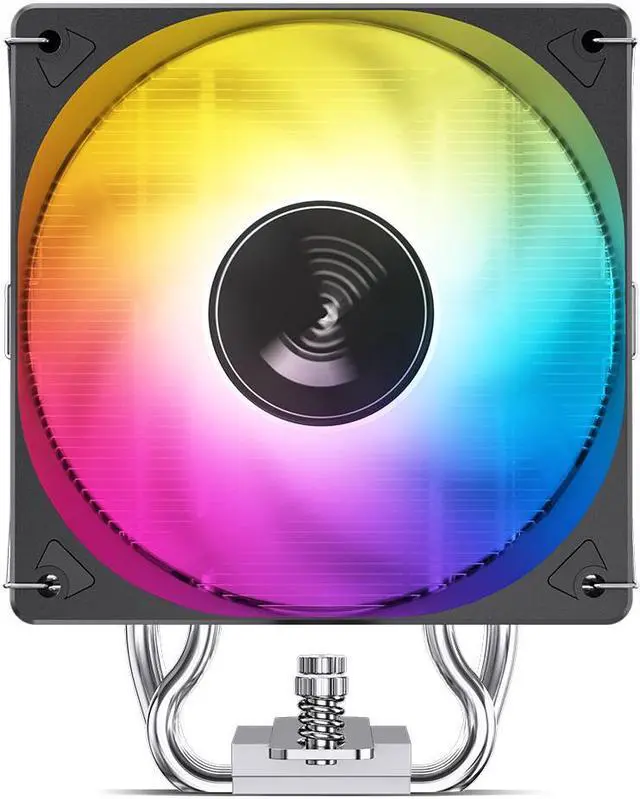 Alt view image 6 of 7 - JONSBO CR1000 EVO ARGB CPU Cooler,Silent Series CPU Cooler , Air Cooler  H154mm, 4 Copper Heat Pipe Insert Aluminum Fin for AM4/AM5/Intel LGA1700, 120mm PWM ARGB 9-blades Fan,Top Cover ARGB, Black