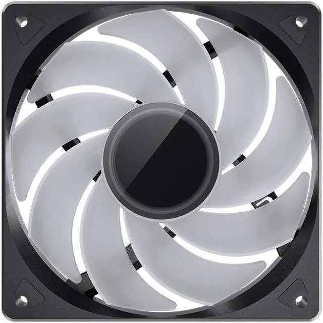 Alt view image 4 of 7 - JONSBO SL-120ARGB BR ( Reverse) Case Fan,Reverse Blade, 120mm Silent Series Fan, Simple frame, Axial lasagna lens , Lower Noise , Black