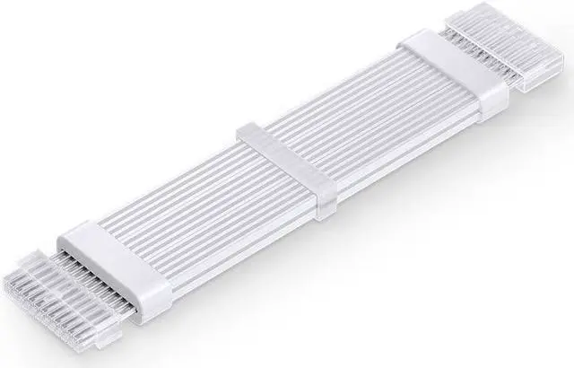 Alt view image 2 of 7 - JONSBO DY-2 M/B24PIN ARGB Power Extension Cable, Double-sided Lighting Effect,Supports MB Sync with ARGB, 24PIN Motherboard Power Cable