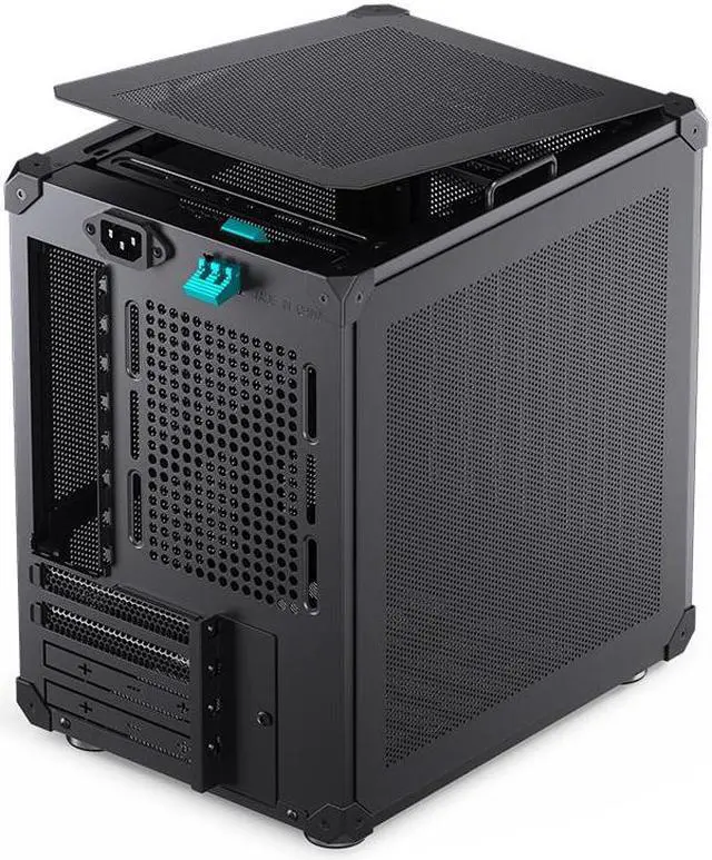 Alt view image 5 of 7 - JONSBO C6-ITX BLACK ITX Handled Mesh PC Case, Simple Compact Desktop ITX Chassis, SP MB ITX/MINI-DTX, ATX Power Bite (L140mm Max.), SP 170mm Tower Cooler,3 Fan positions, Tool-free Open Case, Black