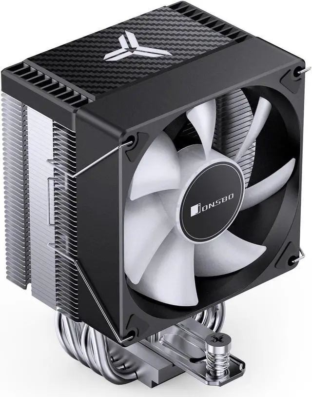 Alt view image 2 of 7 - JONSBO CR1400 EVO ARGB CPU Cooler,Silent Series Mini CPU Cooler,H130mm,Air Cooling Tower Radiator,Desktop PC AM4/AM5 heatsink,4 Copper Heatpipes for AMD/Intel LGA1700, 92mm ARGB Fan,Lighting Top,Black