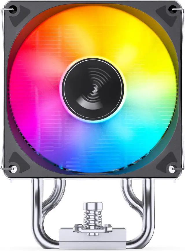 Alt view image 3 of 7 - JONSBO CR1400 EVO ARGB CPU Cooler,Silent Series Mini CPU Cooler,H130mm,Air Cooling Tower Radiator,Desktop PC AM4/AM5 heatsink,4 Copper Heatpipes for AMD/Intel LGA1700, 92mm ARGB Fan,Lighting Top,Black