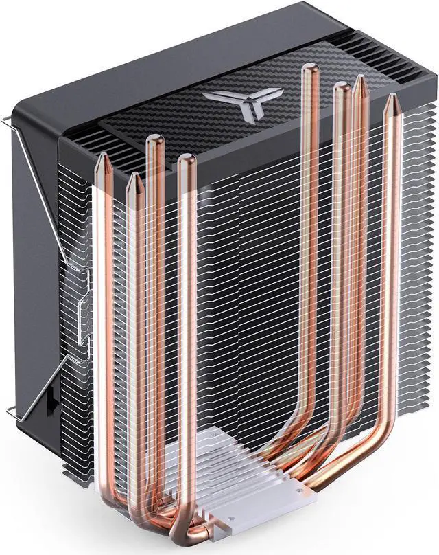 Alt view image 4 of 7 - JONSBO CR1000E BLACK 120MM Single Tower CPU Cooler , 4 Heatpipes Radiator , RGB, PWM Air Cooler Supports LGA1700,D-TDP:210W, Black
