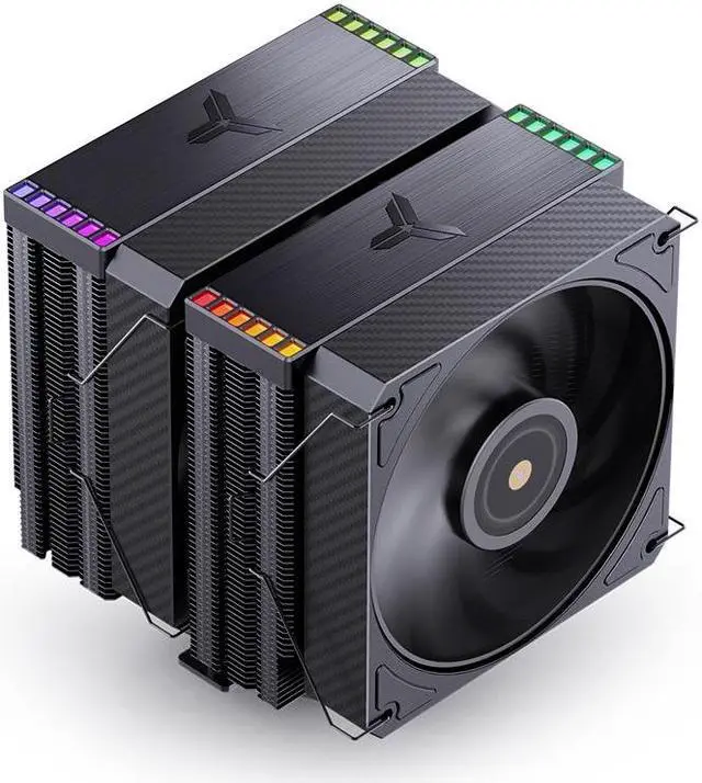 Main image of JONSBO HX-6280 Black, FDB Bearing High-Performance CPU Cooler ,Dual-Tower Dual-Fan, 6 Heatpipes Radiator, D-TDP280W Heatsink,High-precision CNC Bottom Black