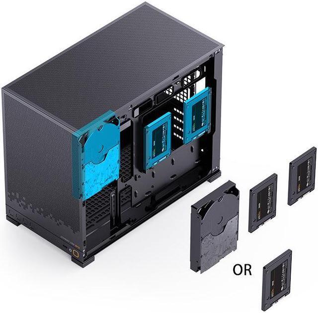 Alt view image 7 of 7 - JONSBO D32 STD Micro-ATX PC Case,High Compatibility Mini Desktop Case, Support MATX Back-Connect/BTF MB,365mm GPU/240AIO/163mm Air Cooler, ATX/SFX-L/SFX PSU, USB3.2 PC Gaming Case,Black