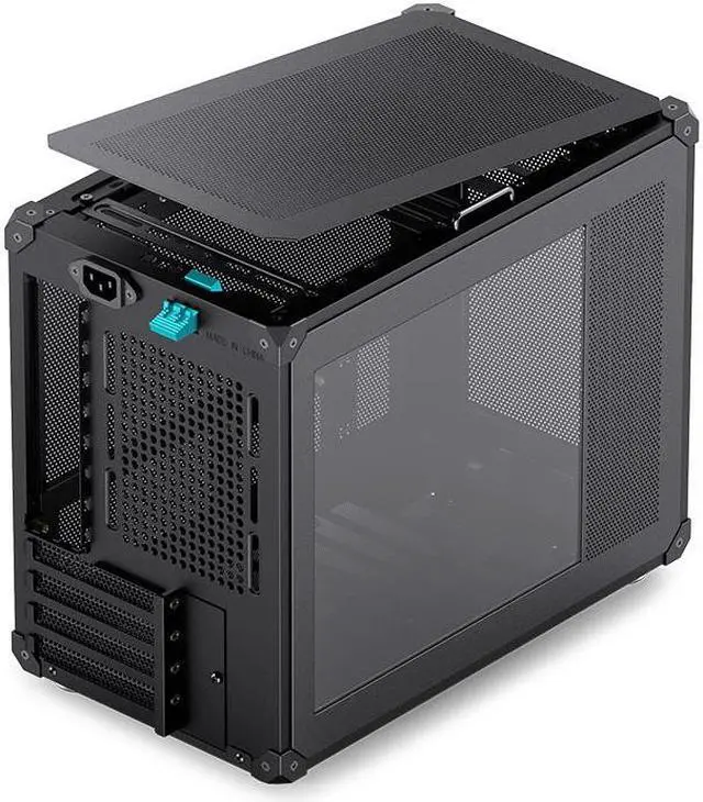 Alt view image 4 of 7 - JONSBO C6 MAX BLACK Micro ATX PC Case,Handled Mesh Chassis,1-Side Penetration, Simple Compact Desktop computer case, ATX Power Bite (L220mm Max.),Support 170mm CPU Cooler,Panels Tool-free Open,Black
