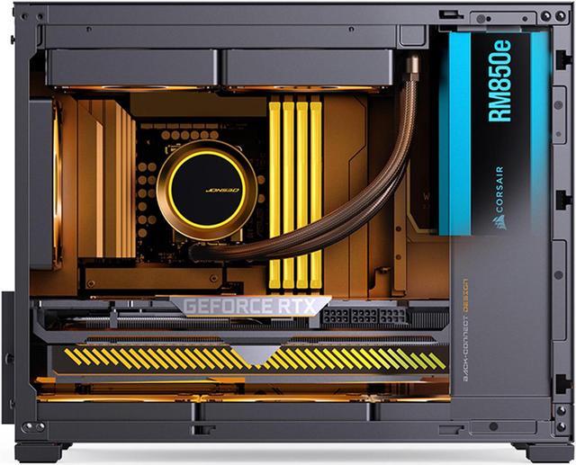 Alt view image 5 of 7 - JONSBO D32 STD Micro-ATX PC Case,High Compatibility Mini Desktop Case, Support MATX Back-Connect/BTF MB,365mm GPU/240AIO/163mm Air Cooler, ATX/SFX-L/SFX PSU, USB3.2 PC Gaming Case,Black