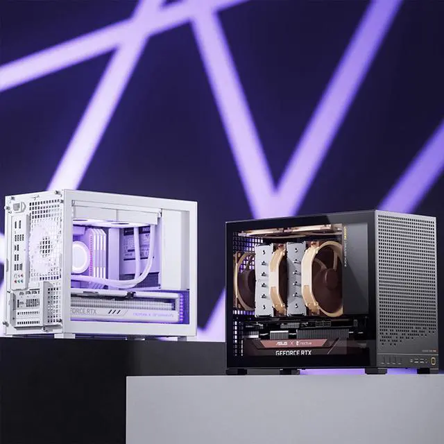 Alt view image 4 of 7 - JONSBO D32 PRO Micro-ATX PC Case,High Compatibility Mini Desktop Case,A/B Mode for MB, Support MATX Back-Connect/BTF MB,365mm GPU/240AIO/163mm Air Cooler,ATX/SFX-L/SFX PSU, USB3.2 PC Gaming Case,Black
