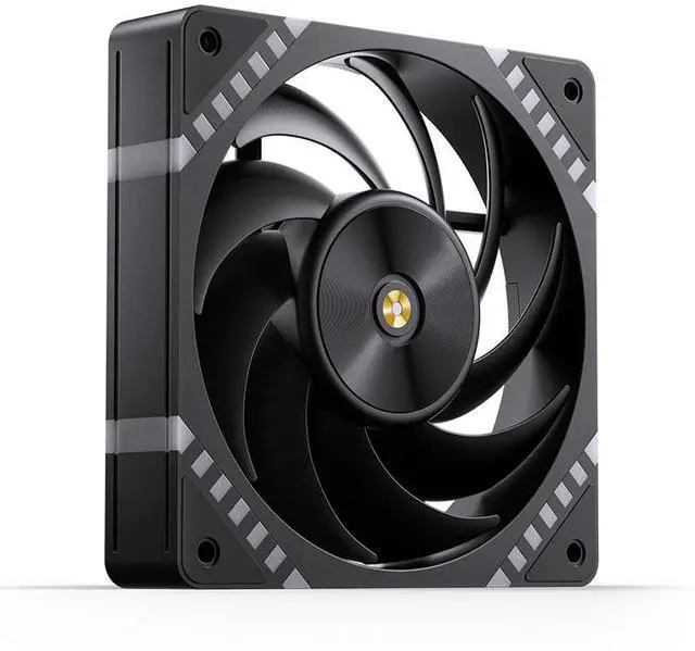 Alt view image 2 of 5 - JONSBO HF2-120B 120 mm High Performance PC Fan, 12cm Regular Case Fan FDB Bearing, ARGB lighting,9 Fan Blades, 5-year Warranty, Black