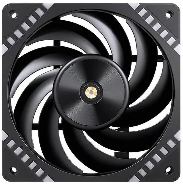 Alt view image 3 of 5 - JONSBO HF2-120B 120 mm High Performance PC Fan, 12cm Regular Case Fan FDB Bearing, ARGB lighting,9 Fan Blades, 5-year Warranty, Black
