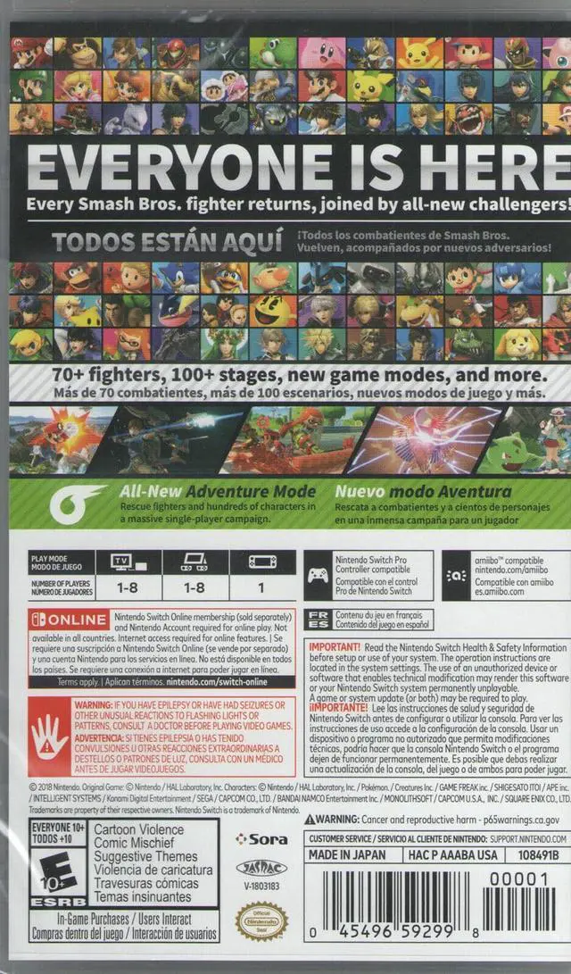 Alt view image 2 of 3 - Super Smash Bros. Ultimate - Nintendo Switch