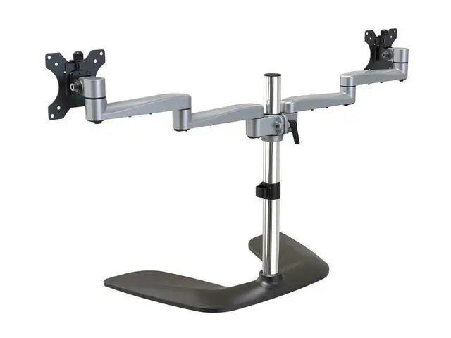 Alt view image 2 of 6 - Armdualss Dual Monitor Stand - Articulating Arms - Height Adjustabl