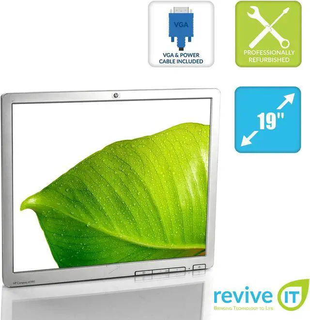 Main image of Hp Compaq Le1911 19" Standard 1280X1024 5:4 Tn Lcd Monitor Only Vga - Grade B