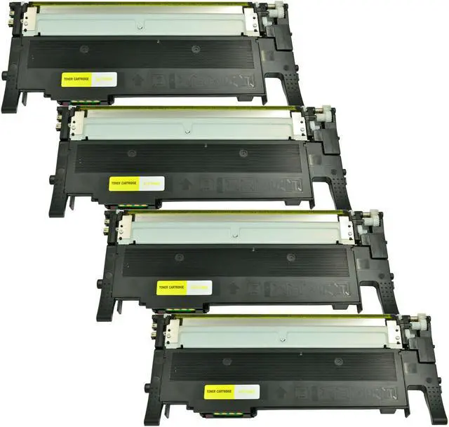Main image of 4 Pack Y406 Toner Cartridge Yellow For Samsung CLTY406S CLT-Y406S CLP 365 365W